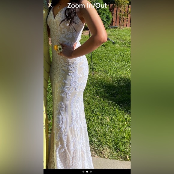 Wedding boho sequence dress  size small or size 5/6 PROM - Picture 4 of 17